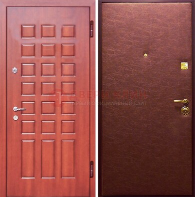 Входная дверь с МДФ и винилискожей ДМ-178 для офиса в Истре