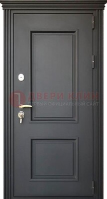 Чёрная дверь с МДФ ДМ-520 в Истре