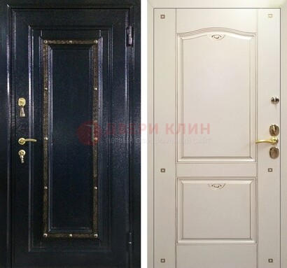 Входная дверь Дверь с золотистым декором ДПР-3 в Котельниках