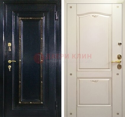 Входная дверь Дверь с золотистым декором ДПР-3 в Истре