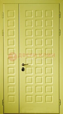 Салатовая тамбурная дверь ДТМ-28 в Истре