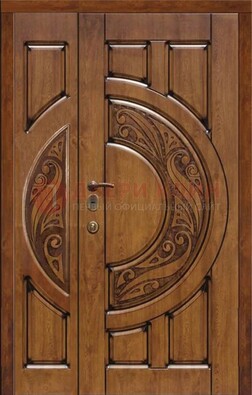 Коричневая входная дверь с виноритом ДВТ-5 в Истре